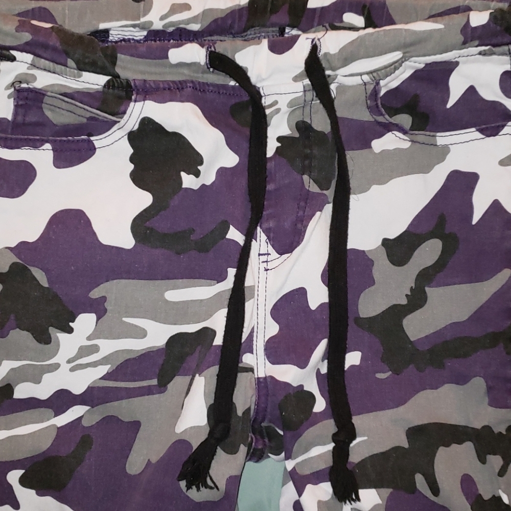 Camo jogger pants